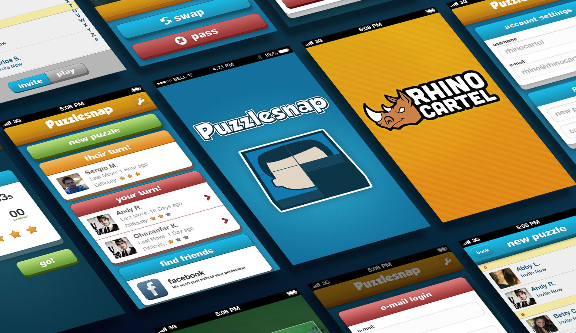 Puzzlesnap IOS mockup